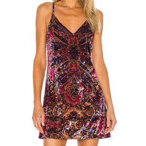 Free People Enchanted Slip Velvet Mini Dress